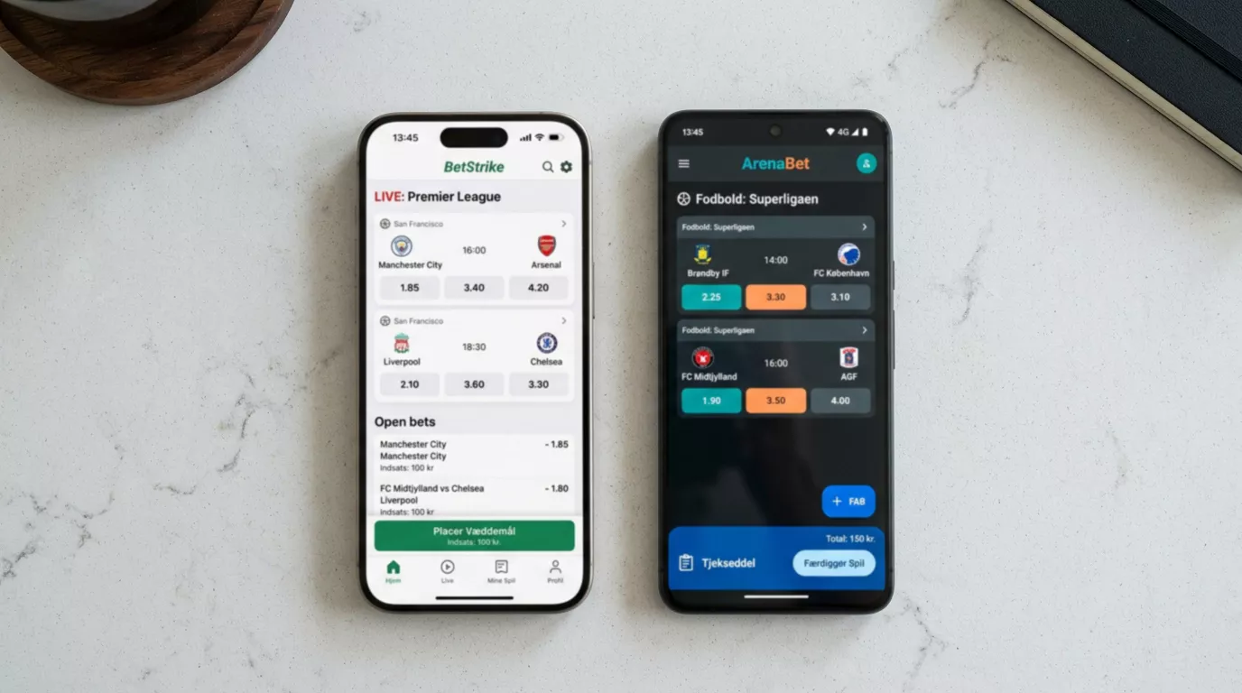Bedste bookmaker-app til mobil — UX, funktioner og platform