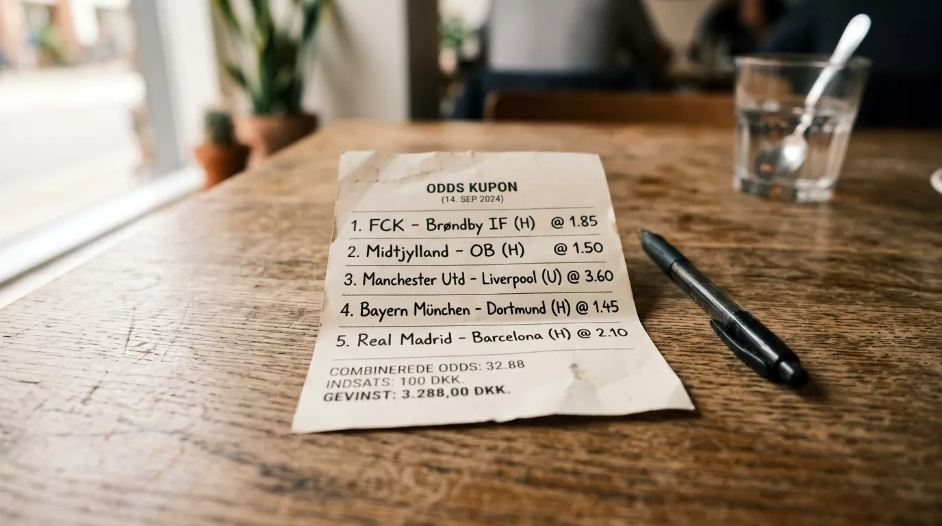 Bedste bookmaker til kombinationsspil: accumulator og system